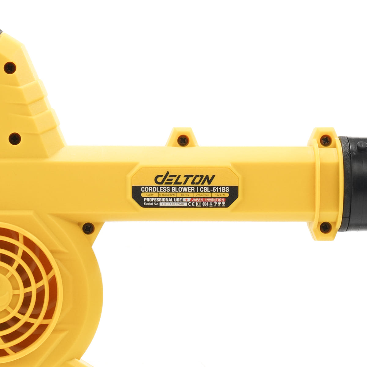 เครื่องเป่าลมไร้สาย (เฉพาะเครื่องเปล่า) DELTON รุ่น CBL-511BS 20V_7